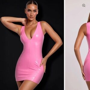 Oh Polly Vibrant Pink Mini Dress